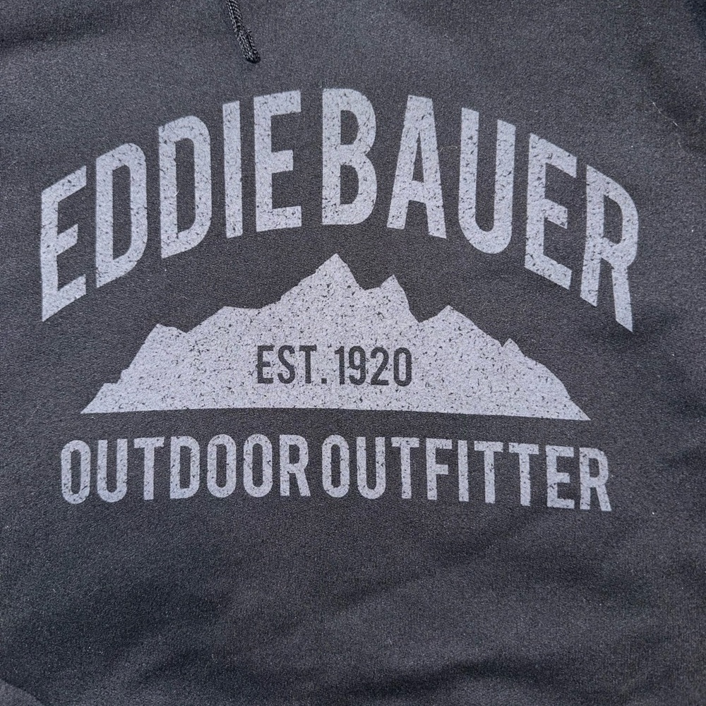 Eddie Bauer Dk Gray Hoodie TXL